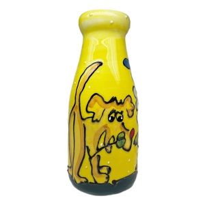 PUPPY VASE - Whimsical Coyne's & Company VASE “Daisy Pickins’”